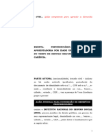 5.05 - Pet. Inicial - Aposentadoria Por Idade Urbana - Contagem Do Tempo de Serviço Militar para Efeito de Carência