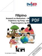 Filipino 2 - Q4 - Mod5 - Pagtukoy NG Panghalip Sa Pagsasagawa NG Kilos - Final 1
