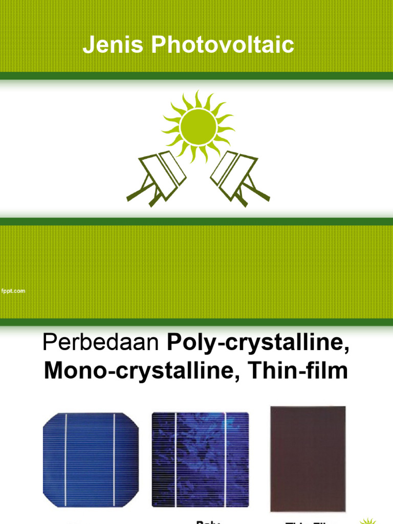 Jenis Solar Cell | PDF | Griya & Taman | Sains & Matematika