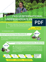 Brosur Kelas Internasional FKG UI
