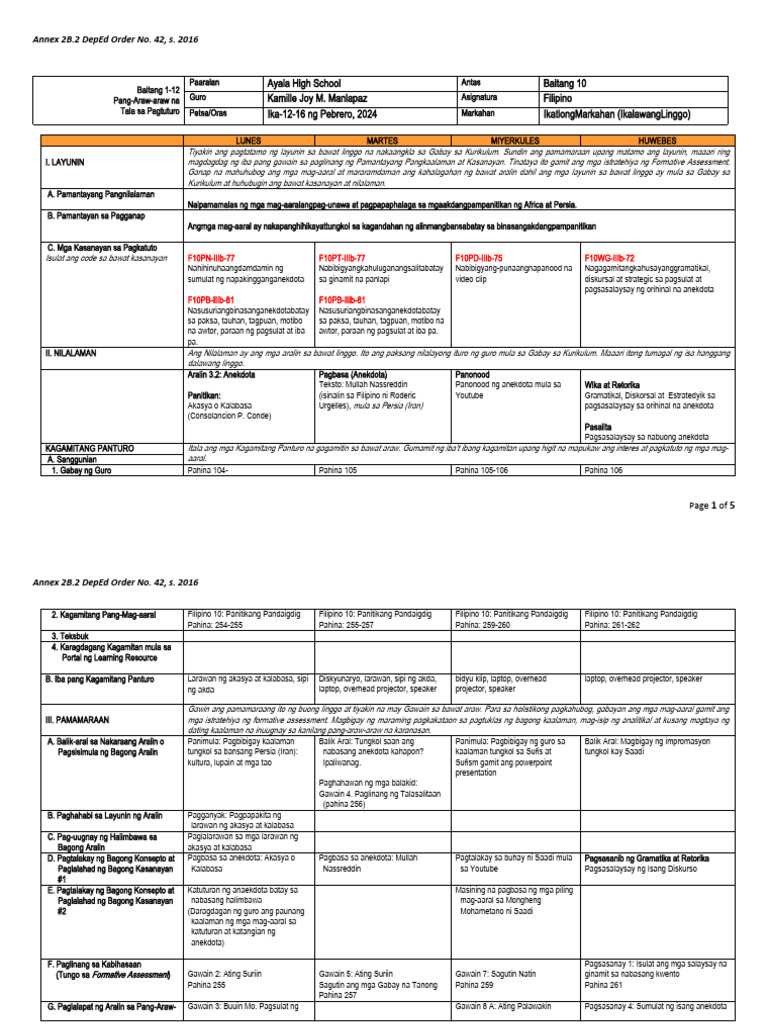 Aralin 3.2.docx Version 1 | PDF