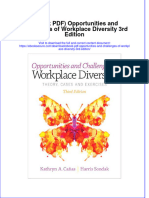 Ebook Ebook PDF Opportunities and Challenges of Workplace Diversity 3Rd Edition All Chapter PDF Docx Kindle