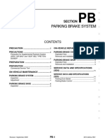 Parking Brake System: Section