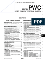 Power Window Control System: Section