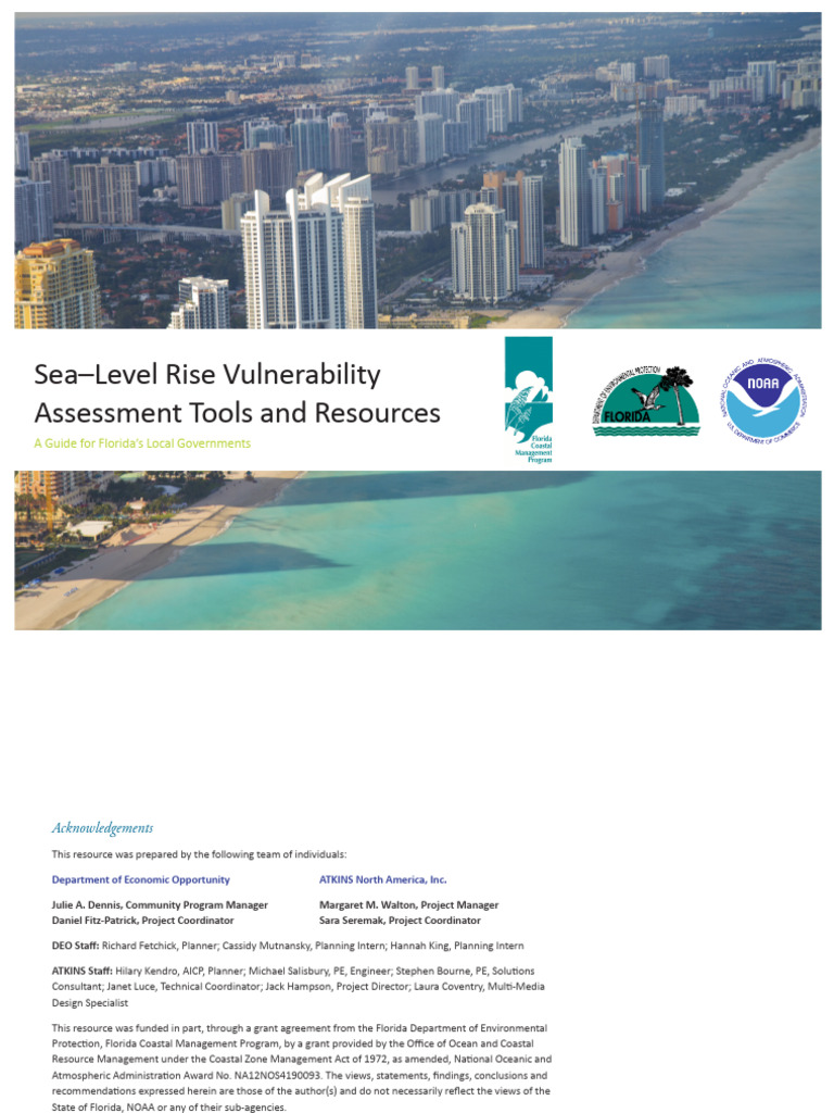 Florida Sea-Level Rise Assessment Guide | PDF | Sea Level Rise ...