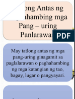 Filipino (Antas NG Paghahambing NG Mga Pang-Uri)