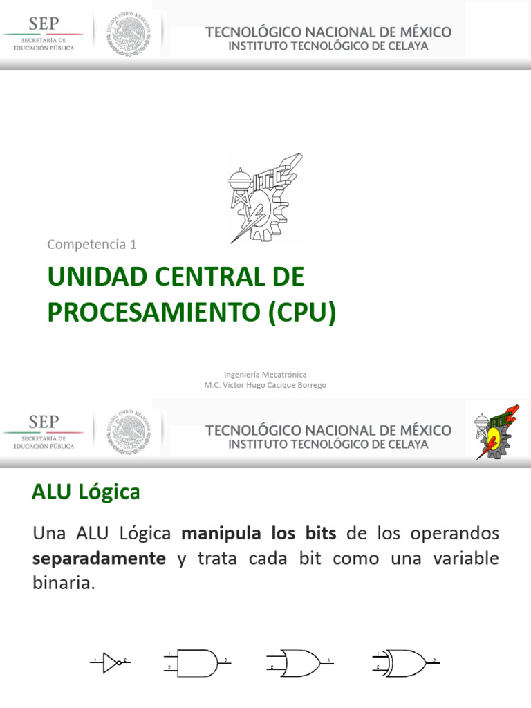 Diseño de ALU con Multiplexores en CPU | PDF | Métodos y materiales de ...