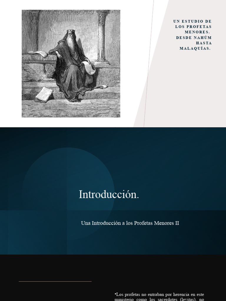 Estudio de los Profetas Menores | PDF | Filosofía | Religión y ...