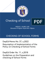 2022 Checking of School Forms Edited