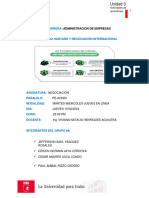 Taller #6 - Grupo #8 - Negociacion