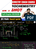 Electrochemistry Lect Notes Electro Chemistry Manzil Batch Pankaj