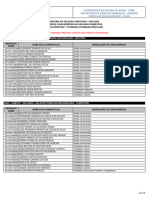 Lista de Aprovados 1o Chamada Sisu 2024 Cursos 2o Semestre