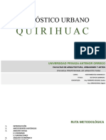Diagnóstico Urbano: Quirihuac