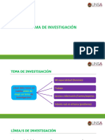 El Tema de Investigación