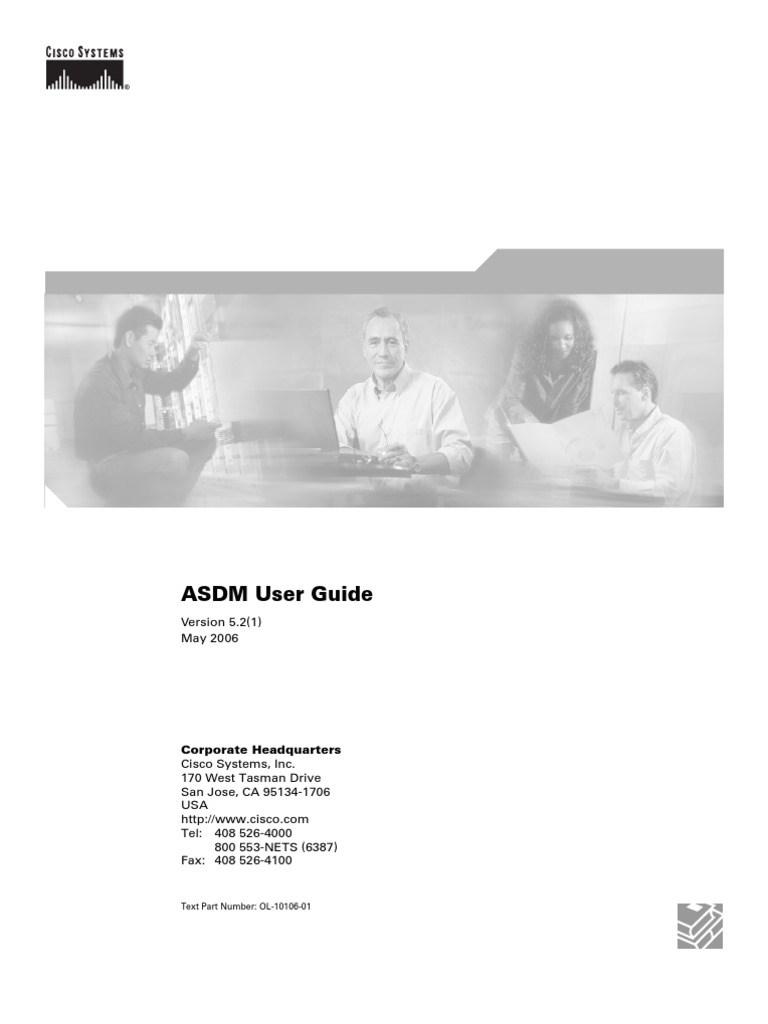 ASDM User Guide: Version 5.2 (1) May 2006 | PDF