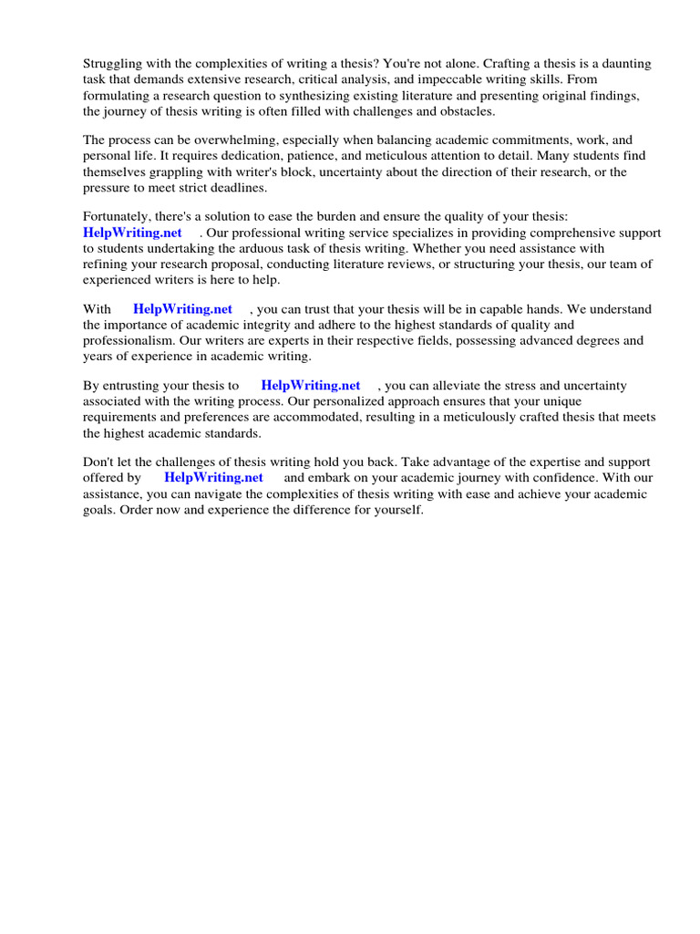 Thesis Printing London Pdf