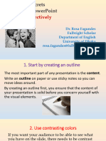 Six Secrets To Prepare PowerPoint Presentation