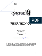 Rider Tecnico Sanctuarium 1