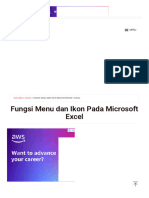 Fungsi Menu Dan Ikon Pada Microsoft Excel