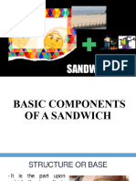 Diiferent Types of SANDWICHES