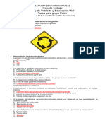 Actividad Ley de Tránsito y Educación Vial G4