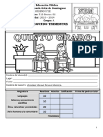 5°? Examen NEM Trimestre 2 2023-2024