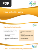 8 Tips For Healthy Eating - NHS | PDF | Healthy Diet | Diet & Nutrition