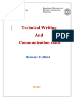 Technical Writing - Communication Skills