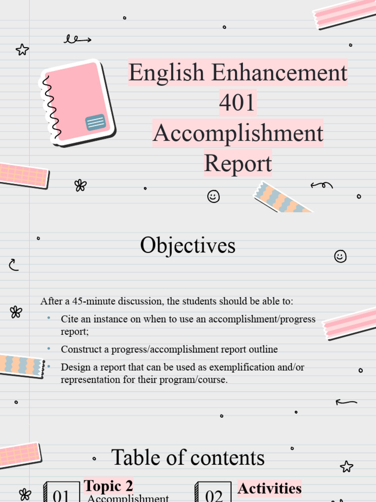 English Enhancement 401: Report Writing Guide | PDF | Information ...