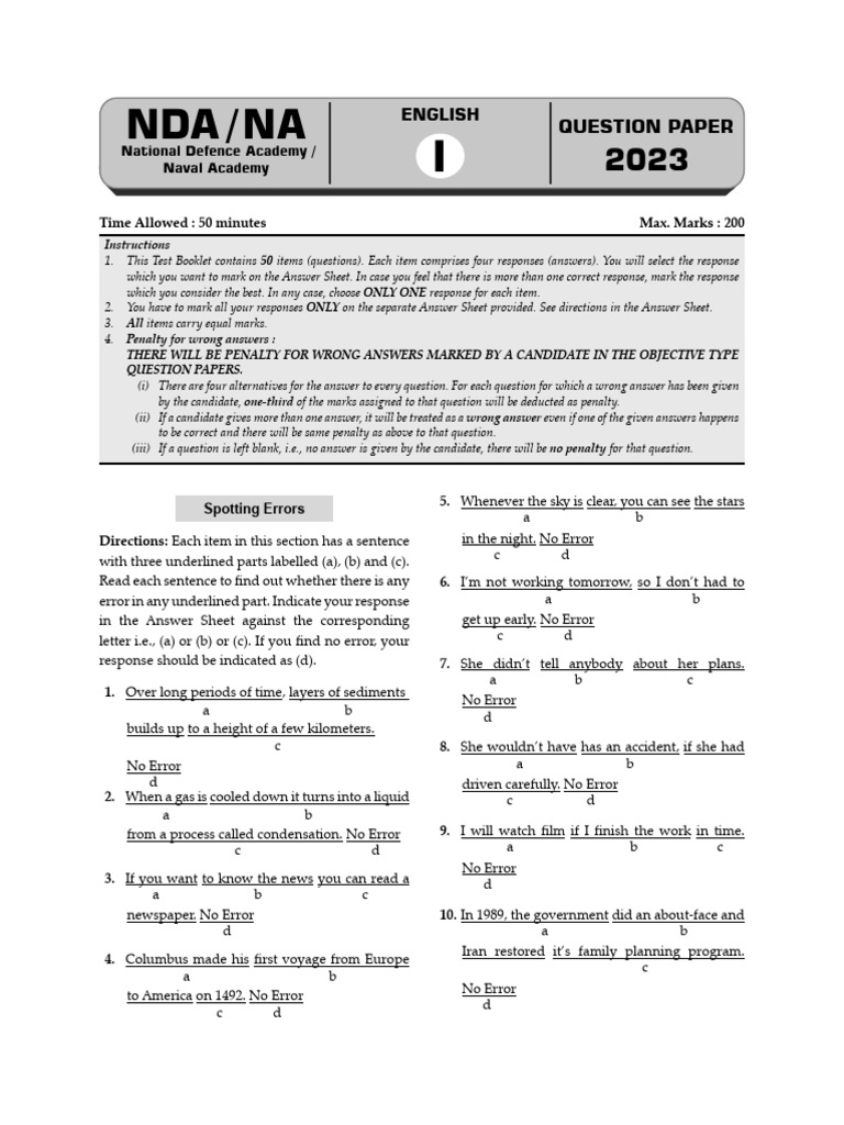 NDA English | PDF