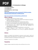 Ch-10 Introduction To DJango