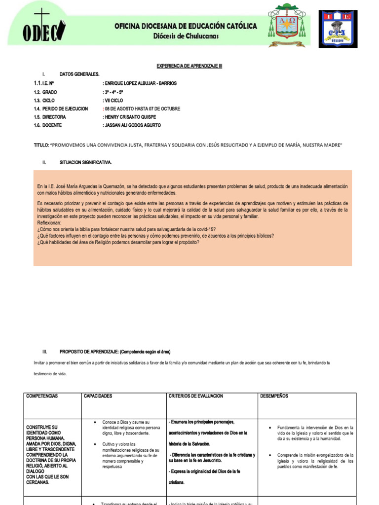 Experiencia 3 Pdf Jesús Fe