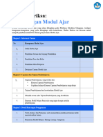 (DOC) Daftar Periksa - Perancangan Modul Ajar UTUH