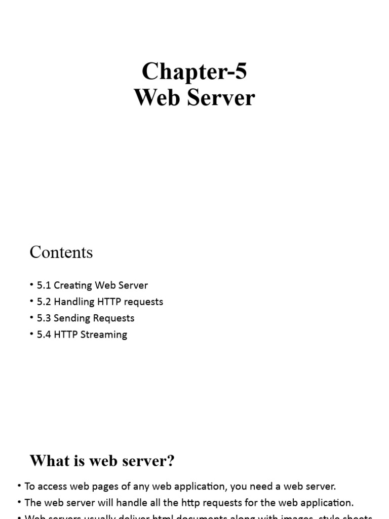 Creating a Simple Node.js Web Server | PDF
