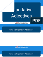 Superlative Adjectives PowerPoint Lesson