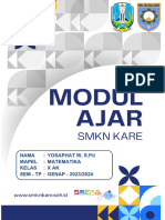 Modul Ajar Matematika Kelas X Statistika