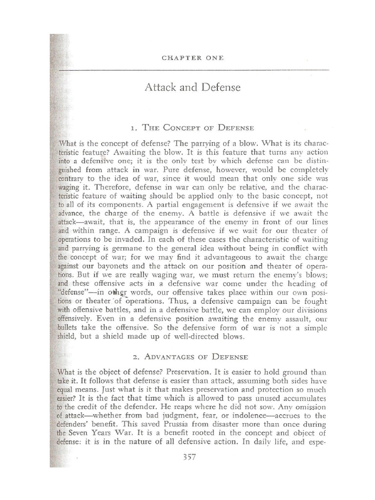 Attack and Defense | PDF