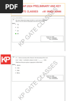 Gate Ar Answer 2024