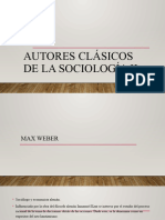 Autores Clásicos de La Sociología II