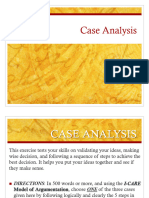 Case Analysis Using I-CARE For Decision Making