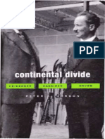 Peter Eli Gordon - Continental Divide_ Heidegger, Cassirer, Davos-Harvard Univ Pr (2006)