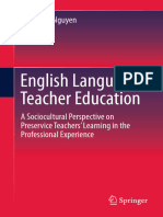 English Language Teacher Education - A Sociocultural Perspective On Preservice Teachers' Learning in The Professional Experience