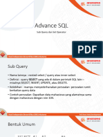 Advance SQL