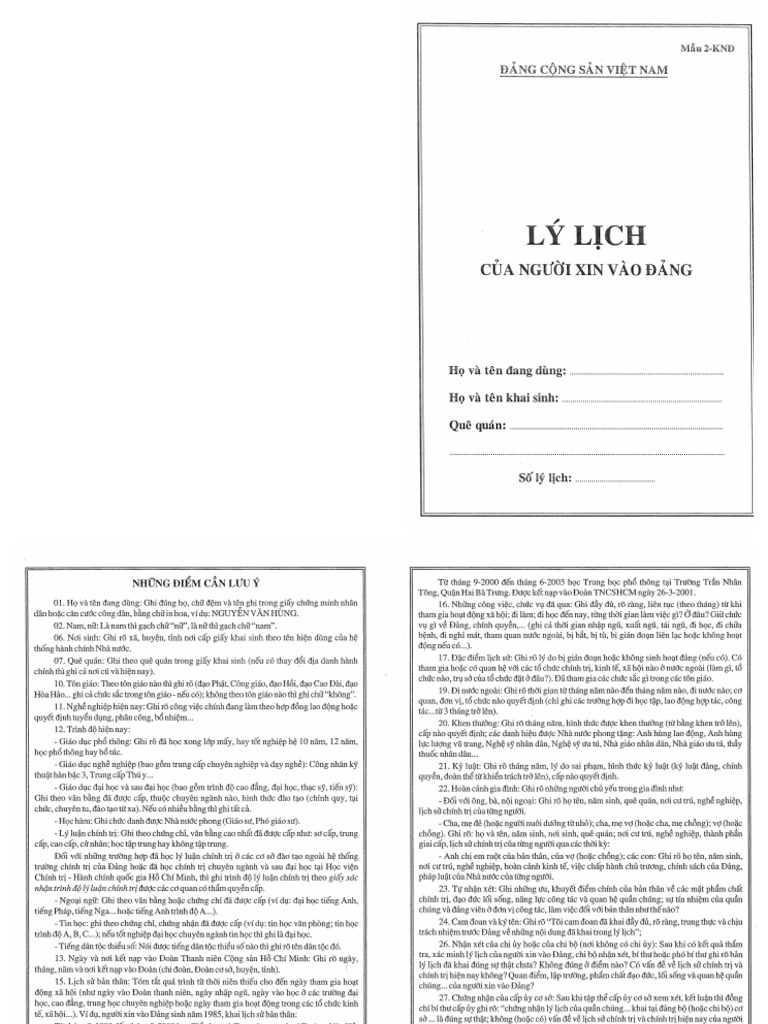 Ly Lich Dang Dep | PDF