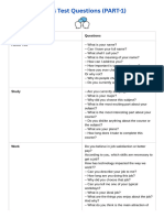 Speaking PART 1 QUESTIONS AND TIPS