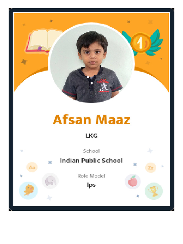 Demo class id card pdf