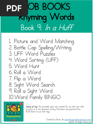 BOBBooks Rhyming Book9
