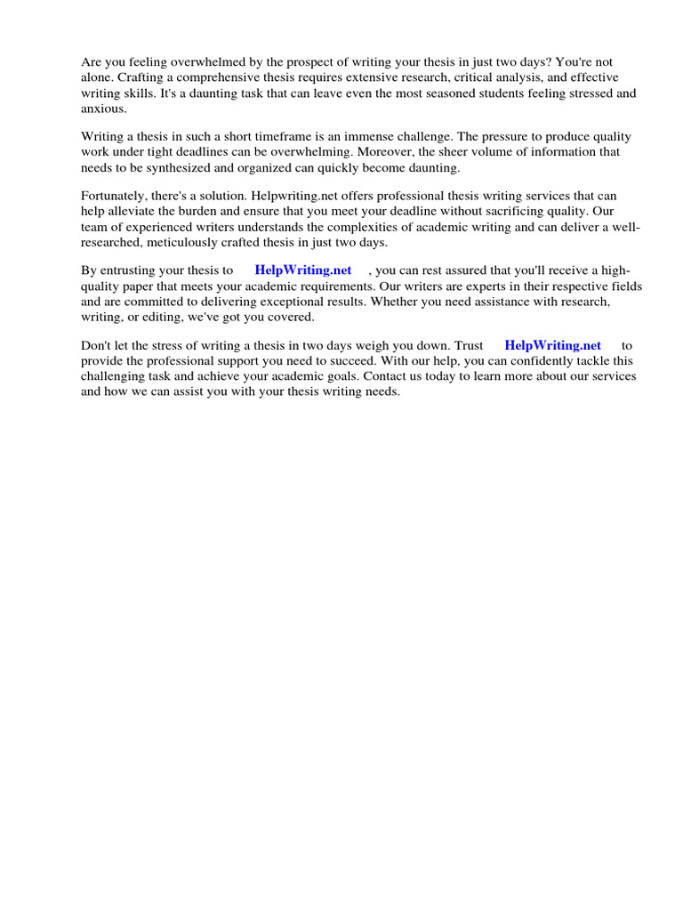 write-thesis-in-2-days-pdf-career-growth