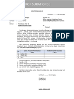 Formulir Surat Permintaan User Id Pejabat Pengadaan (PP)