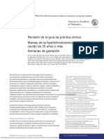 Manejo de La Hiperbilirrubinemia en El RN de 35 o Más SDG